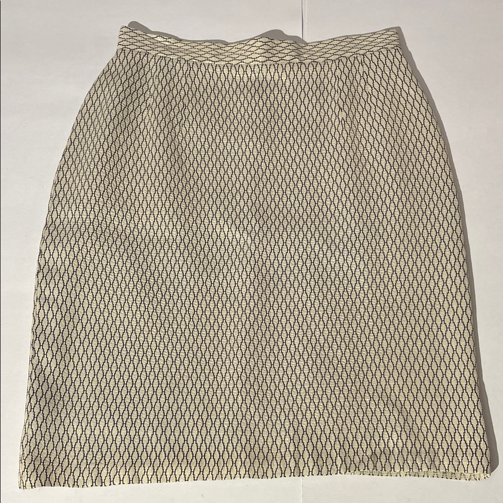 Lane Davis Beverly Hills Mod Contemporary Art Deco Vintage Skirt Mini sz 6